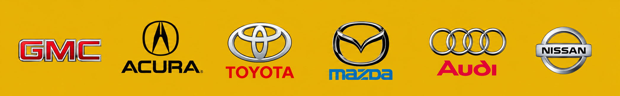 Car brands we service